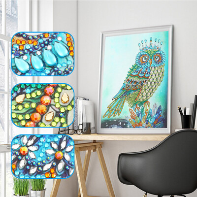 

Siaonvr Special Shaped Diamond Painting DIY 5D Partial Drill Cross Stitch Kits Crystal
