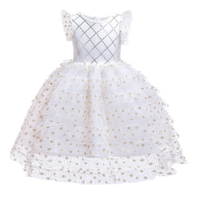 

Floral Baby Girls Princess Bridesmaid Pageant Gown Birthday Party Wedding Dress