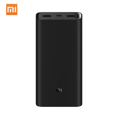

Xiaomi Mi Power Bank 3 20000mAh Traveling Charging Adapter Two-way Quick Charge Mobile Phone Powerbank with 3 USB for iPhone Samsu