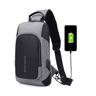 

Tailored Mens Shoulder Bag Sling Chest Pack Sports Crossbody Handbag School Short Trip