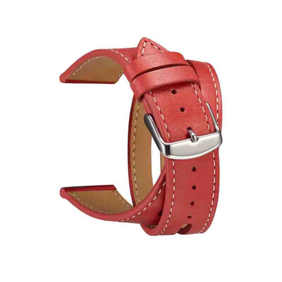 

〖Follure〗Double Tour Leather Accessory Band Replacement Bracelet For Apple Watch 4 40mm