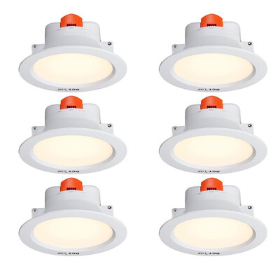 

DGT 5W LED downlight Living Room Entrance Lights Bedroom Ceiling Lights Embedded Hole Lights 6 Pack 15467