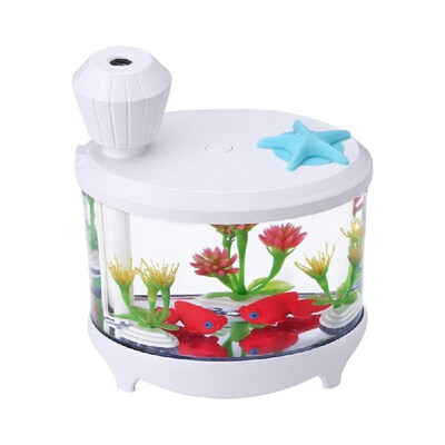 

Mini USB Powered Fish Aquarium Lamp Humidifier Night Light Interior Designed Decoration Lights