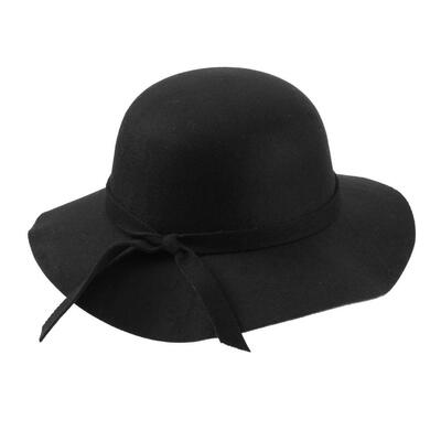 

Autumn Warm Kids Boys Girls Vintage Wide Brim Basin Cap Soft Sun Court Hat