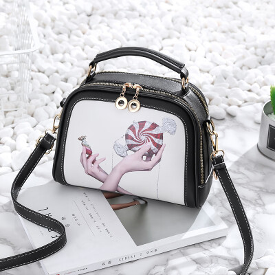 

Womens new Korean fashion Joker ladies personality explosions girl shoulder Messenger bag