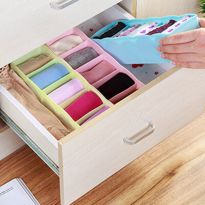 

DIHE Candy Color Separated Underwear Boxes in Drawer 1PC