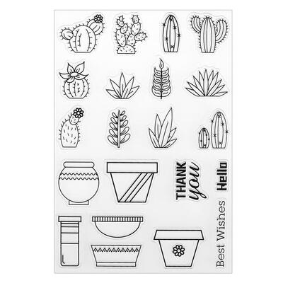 

Transparent Clear Silicone Stamp Seal for DIY Scrapbooking Album Decoration