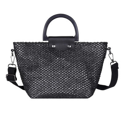 

Straw Totes Shoulder Messenger Handbags Women Crossbody Top-handle Bags