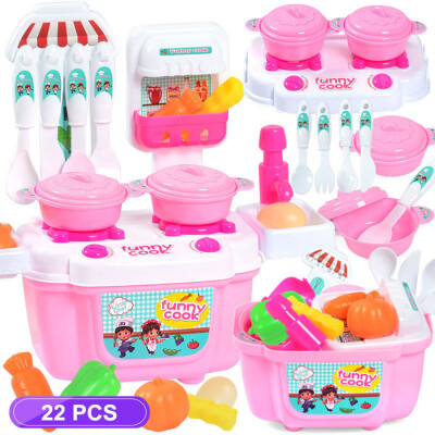 

Tailored 1 Set Children Girl Toy Role Play Mini Simulation Kitchenware Tableware Cookware