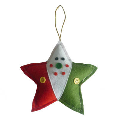 

Unique Christmas Gift Star Heart Socks Shape Decoration Christmas Tree Pendant Set New Year Ornaments