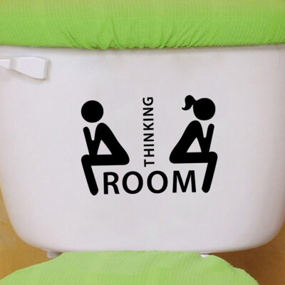 

Creative Removable Toilet PVC Wall Sticker