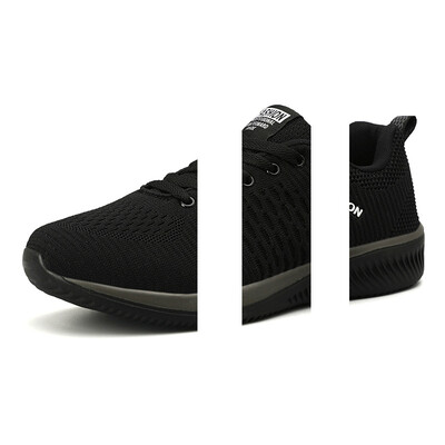 

Spring new mens shoes fashion casual tide shoes Korean version of low shoes breathable mesh sports shoes flying woven casual