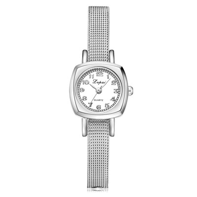 

Best Selling Women Watches Square Roman Numerals Dial Ladies Quartz Wristwatch Movement Alloy Strap Clock Casual Reloj Mujer