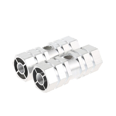 

Paired Aluminum Alloy Hexagonal Column Rocket Bicycle Pedals Axle Foot Pegs