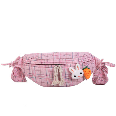 

Ins small bag lady tide net red canvas slanting bag lady leisure girl breast bag for Japanese students