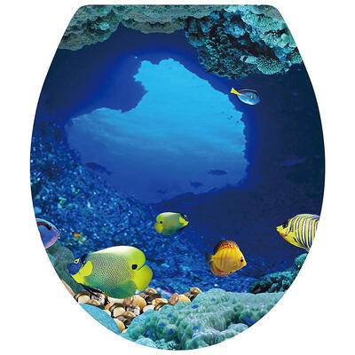 

Underwater Animal Toilet Sticker Waterproof Self-adhesive Removable Sticker