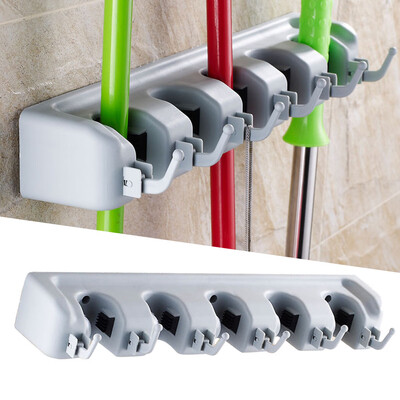 

〖Follure〗Smart Cool Mop&Broom Holder Wall Mounted Garden Tool Storage Tool Rack New