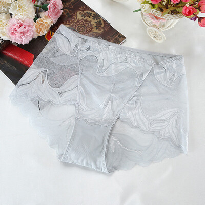 

Womens Sexy Lace Lingerie Briefs See Through Underpants Seamless Boxer Shorts