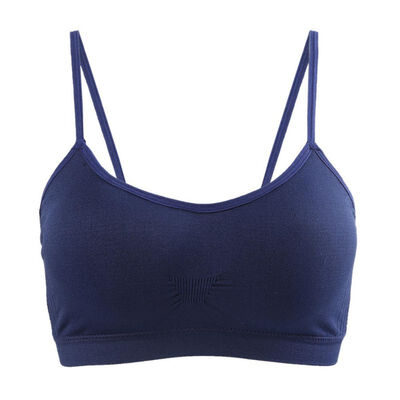 

Womens Sports Yoga Fitness Bras Wire Free Thin Padded Underwear Adjusted-Straps Casual Bra