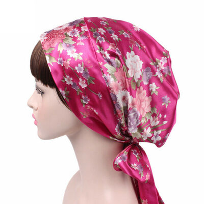

Womens Chemo Cap Cancer Hat Muslim Hair Scarf Turban Hijab Head Wrap Cover Lot