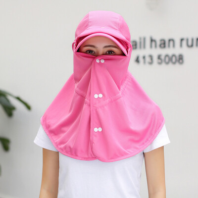 

Sunscreen hat for women riding electric bicycles in summer