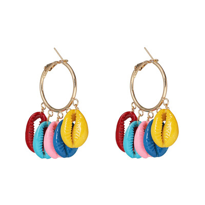 

Bohemian Real Sea Shell Drop Earrings for Women Handmade Dangle Earrings Party Jewelry Statement Earrings Wedding INS