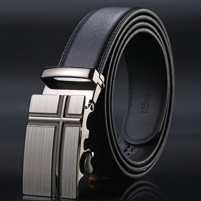 

New Arrival Genuine Leather Belts For Men Automatic Male Belts high quality automatic buckle belts silver gold