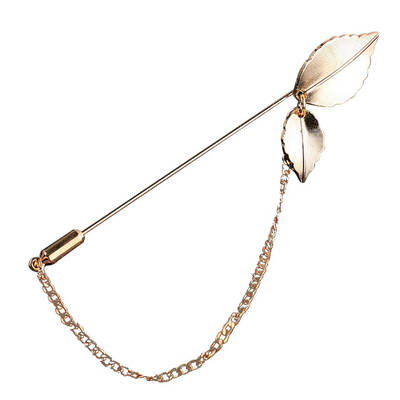 

Men Business Suit Use Leaf Brooch T Shirt Jewelry Accessories Decorative Clothes Jewelery Lapel Brooches