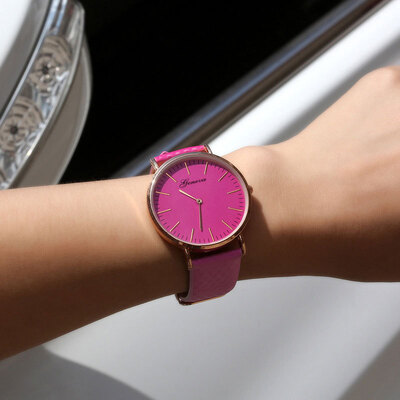 

Fashion simple scale temperature sensitive color watch two-pin couple quartz student watch batch