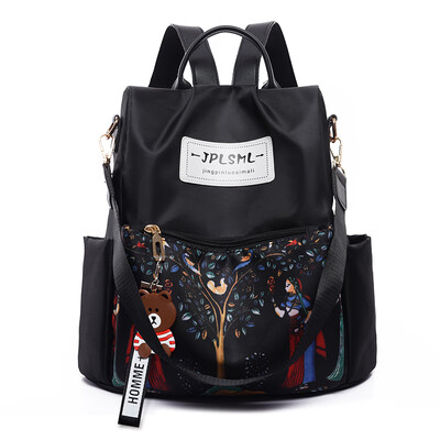 

Shoulder Backpack Womens Fashion Printing Multi-purpose Shoulder Pack with Anti-theft&Large Capacity Waterproof Travel Bag