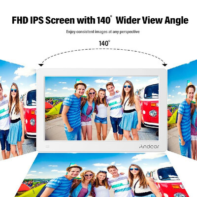 

Andoer 156 Inch Digital Photo Picture Frame FHD 19201080 IPS Screen Support CalendarClockMP3Photos1080P Video Player with 75