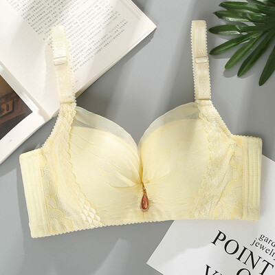 

〖Follure〗Woman Fashionable Thin Section Bra Comfortable Ventilation Sexy Lace Underwear