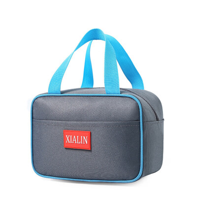 

〖Follure〗Portable Lunch Bag Tote Picnic Insulated Cooler Zipper Organizer Lunch Box