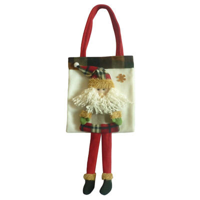 

Tailored Christmas Printing Drawstring Beam Port Storage Bag Travel Bag Gift Bag Two Feet