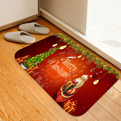 

Tailored Christmas Carpet Kitchen Doorway Bathroom Floor Carpet Floor Mat Print 40x60cm