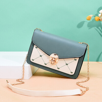 

Small square package 2019 new female bag Korean version of the fresh female bag fashion shoulder bag Messenger bag