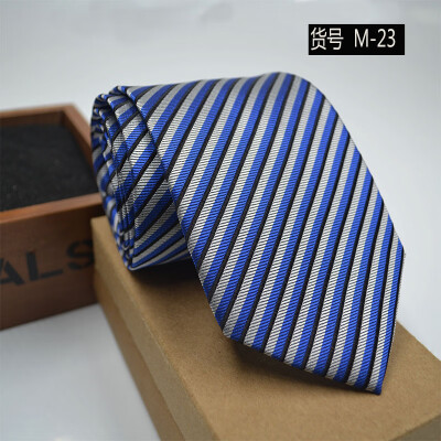

Business casual professional mens tie South Korea silk arrow jacquard striped tie wholesale custom tie