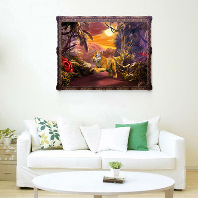

Toponeto 5D Embroidery Paintings Rhinestone Pasted DIY Diamond Painting Cross Stitch