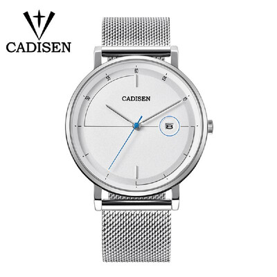 

CADISEN C2036 Quartz Watch Simple Men Women Date Calendar Display Wristwatch Fashion Casual 3ATM Waterproof Female Sport Male Watc