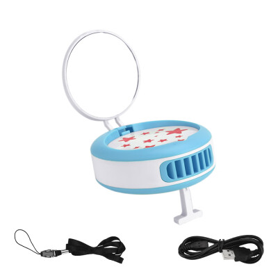 

Multi-functional Electric Portable Fans with Mirror USB Rechargeable Handheld Mini Fan for Makeup Eyelash Extension & Travel