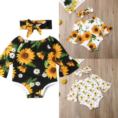 

Toddler Infant Baby Girl Kid Summer Romper Jumpsuit Bodysuit Clothes Outfits Set