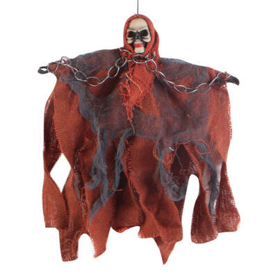 

New Hot Halloween Hanging Ghost Sound Control Skeleton Ghost Halloween Tricky Props Decoration Party Holiday DIY Decorations