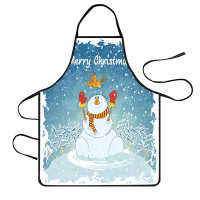 

Siaonvr Christmas Decoration Waterproof Apron Kitchen Aprons Dinner Party Apron