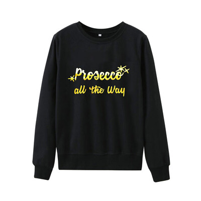

Tailored Fashion Womens Casual Solid Color Letter Print Long Sweatshirt Sweater Top