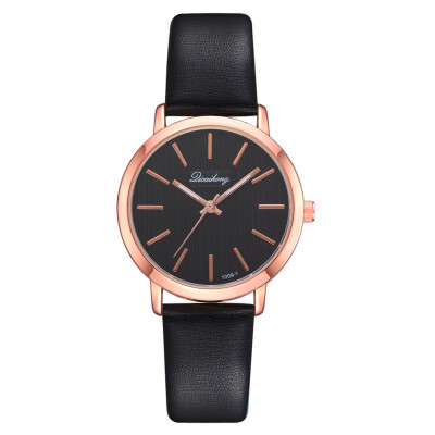 

Korean fashion casual retro PU watch AliExpress trend alloy female student temperament quartz watch