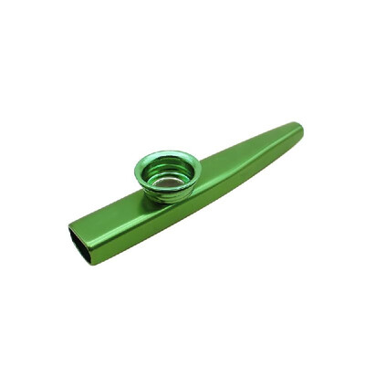 

Kazoo Aluminum Alloy Metal with 5pcs Flute Diaphragm Gift for Kids Music Lovers