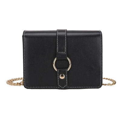 

Solid Color Chain Shoulder Handbags Women Crossbody PU Leather Small Bags