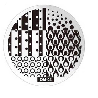 

Toponeto Pattern DIY Nail Art Image Stamp Stamping Plates Manicure Template OM4