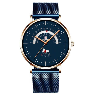 

REWARD RD62007M Quartz Movement Men Watch Luxury Business Simple Wrist Watch 3ATM Waterproof Ultra-thin Calendar Week Wristwatch f