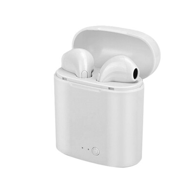 

i7s TWS Earbuds True Wireless Bluetooth Headphones In-ear Music Earphone Hands-free with Mic Charging Box Silicone Earphone Case